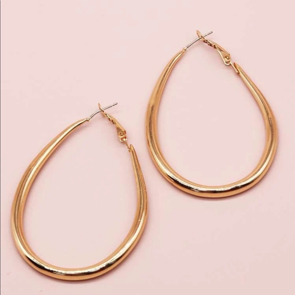 New Water Drop Hoop Earrings